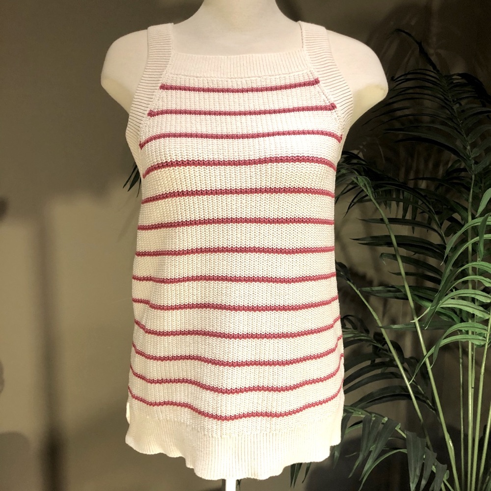 Gap Striped Knit Tank Top